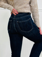 Feeling Fall Cropped Straight Tummy Control Jeans