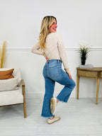 On The Go Tummy Control Wide Leg Jeans