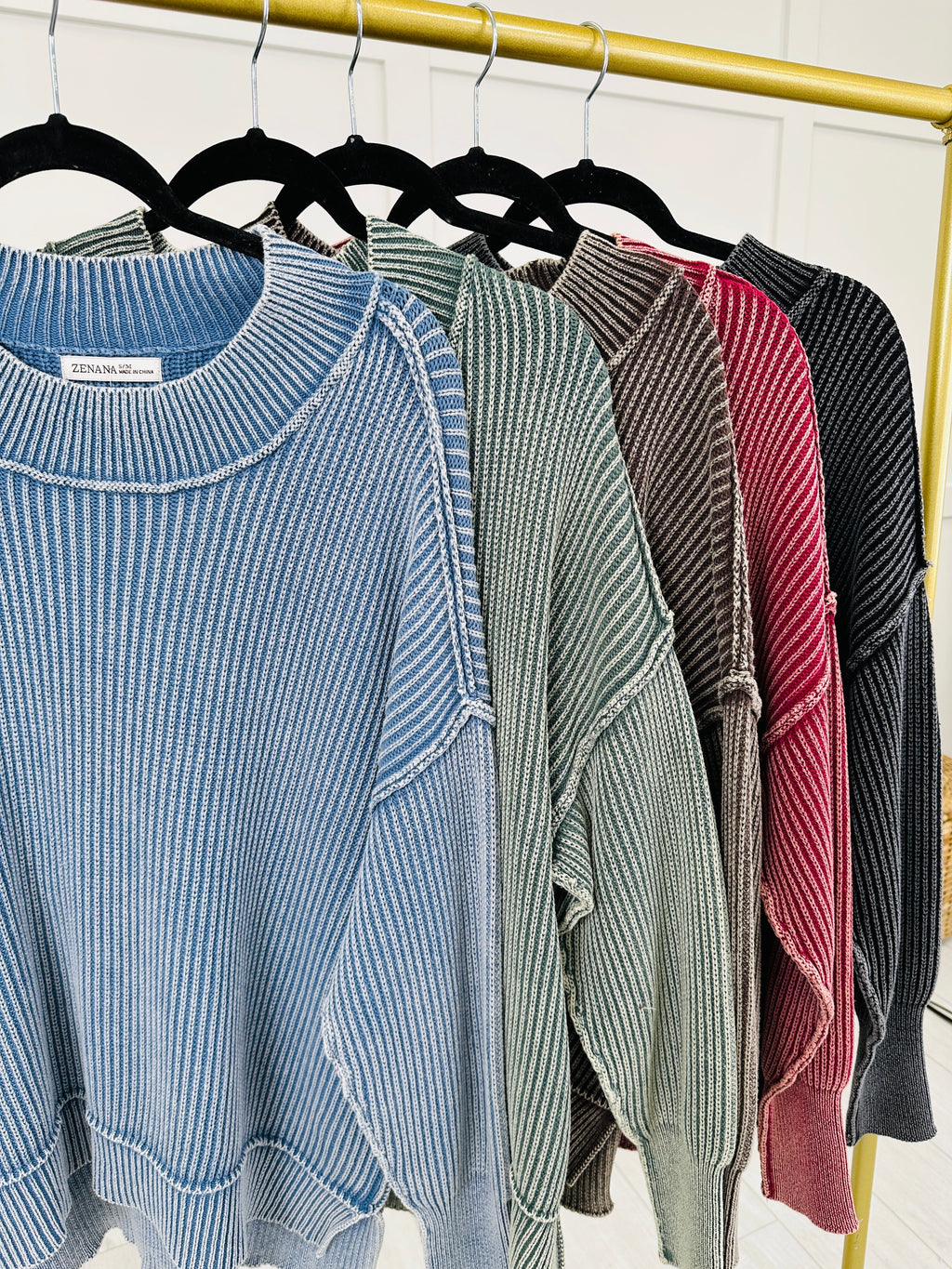 First Chill Feeling Sweater- Multiple Colors!