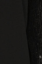 Marina  Sequin Sleeves Pullover Scuba Crepe Pant Set