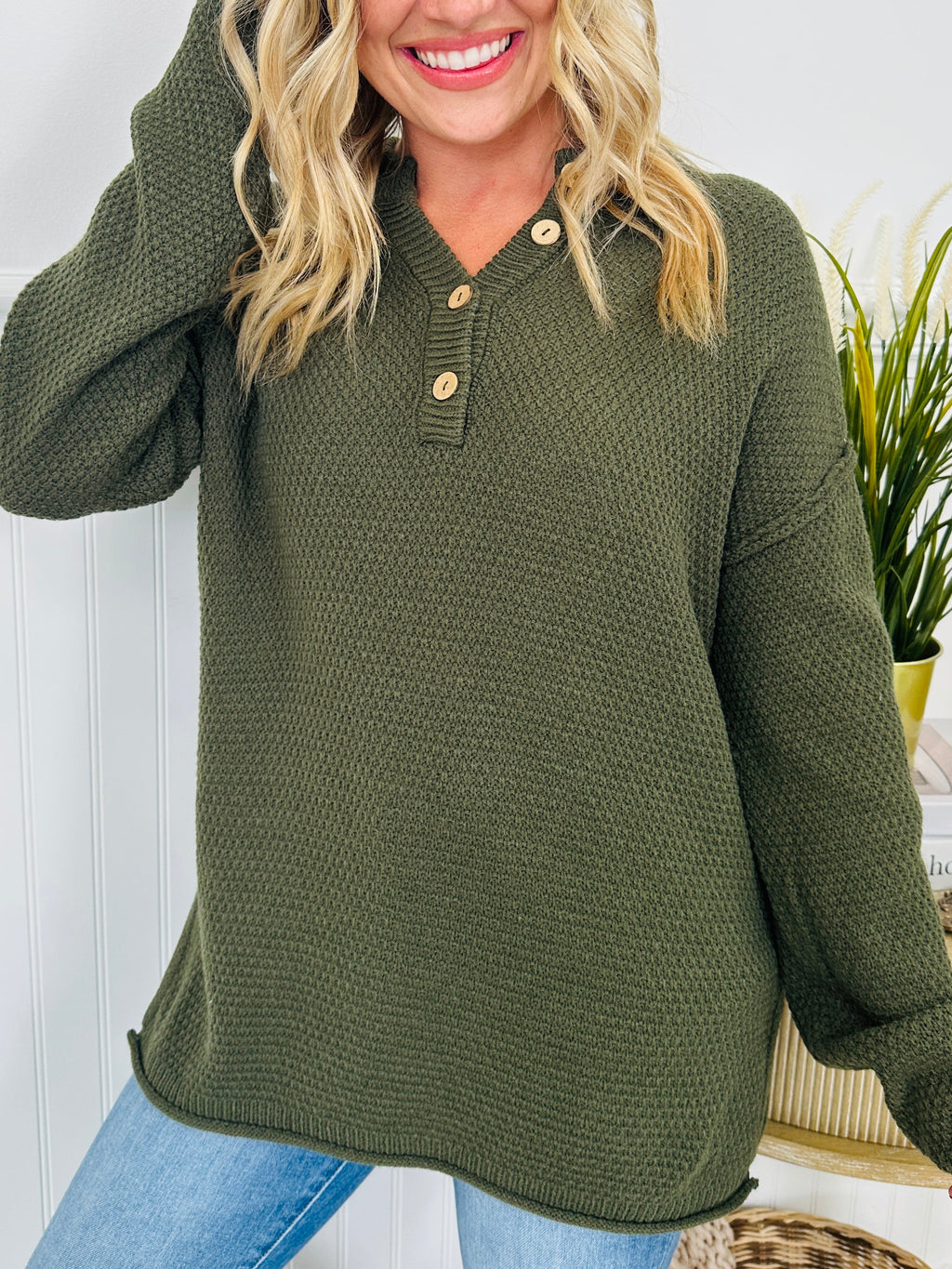Reset Button Sweater- Multiple Colors!