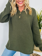 Reset Button Sweater- Multiple Colors!