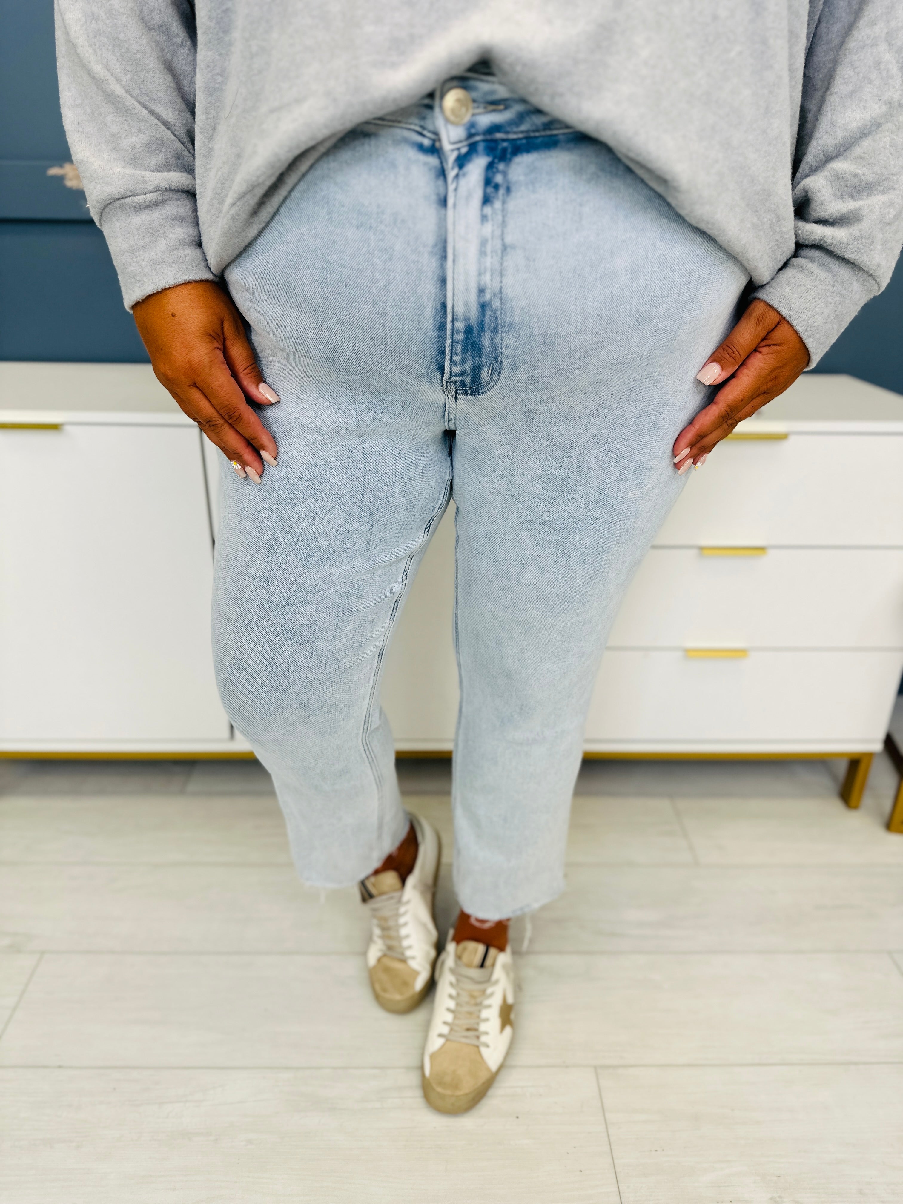 Lovervet REG/CURVY Slim Chance Slim Straight Leg Jeans