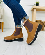 Uptown Ground Booties in Tan