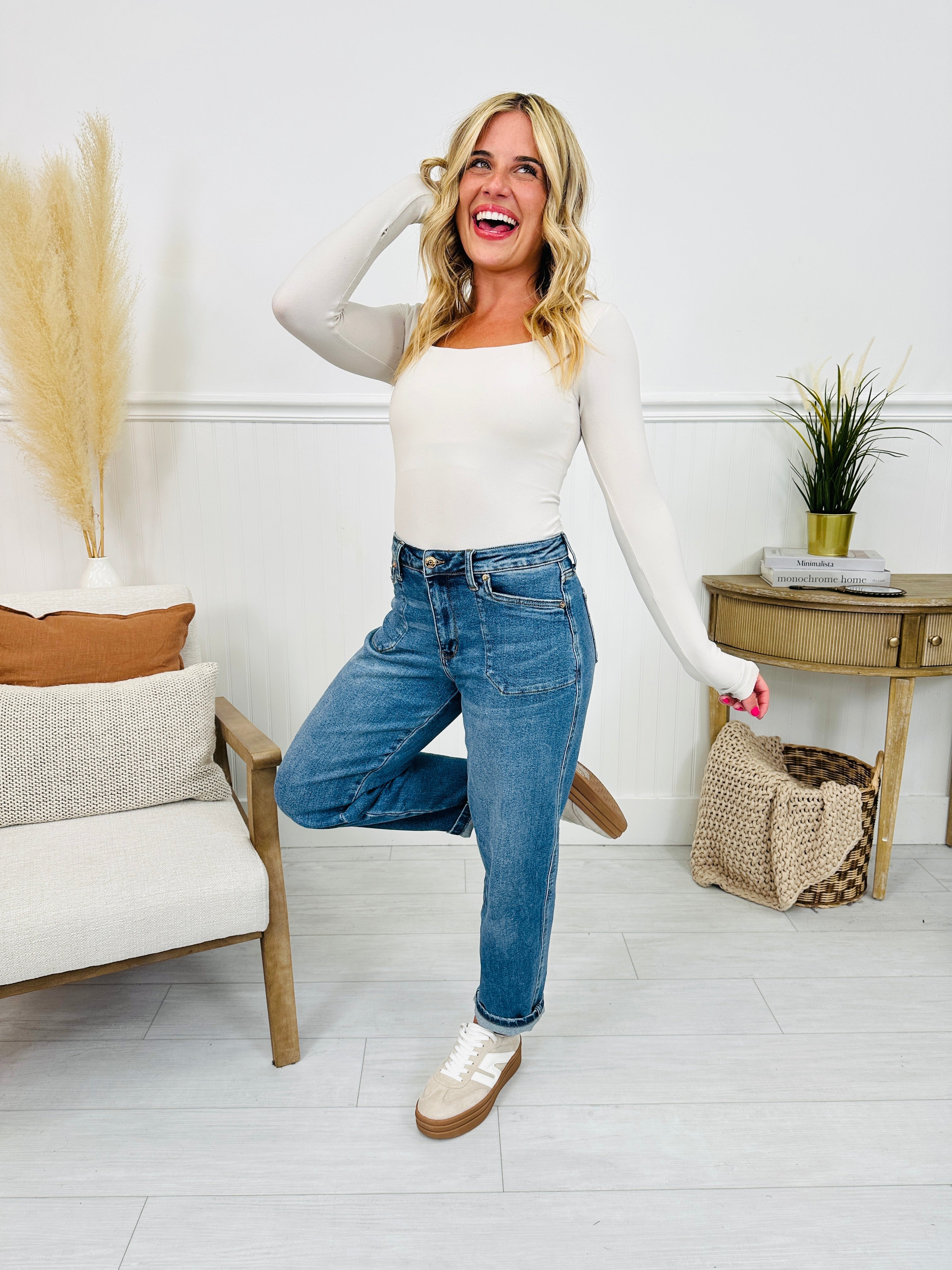 Judy Blue Be Better Barrel Jeans