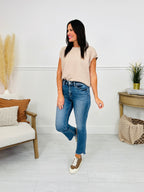 Come Out On Top Cropped Jeans