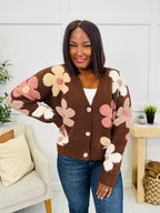 Season's Stitch Cardigan in Brown