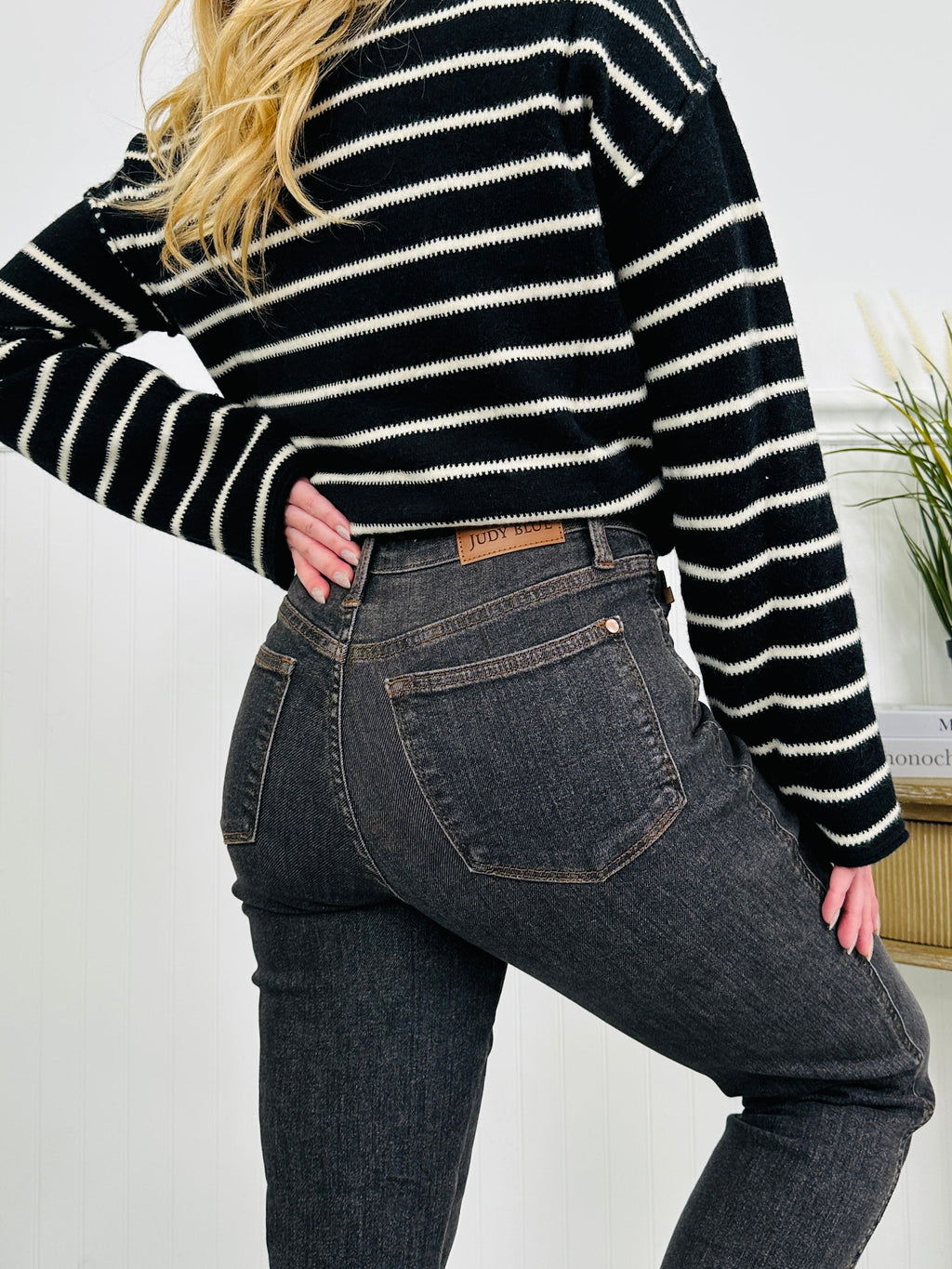 Judy Blue Simply Grey Tummy Control Slim Fit Jeans