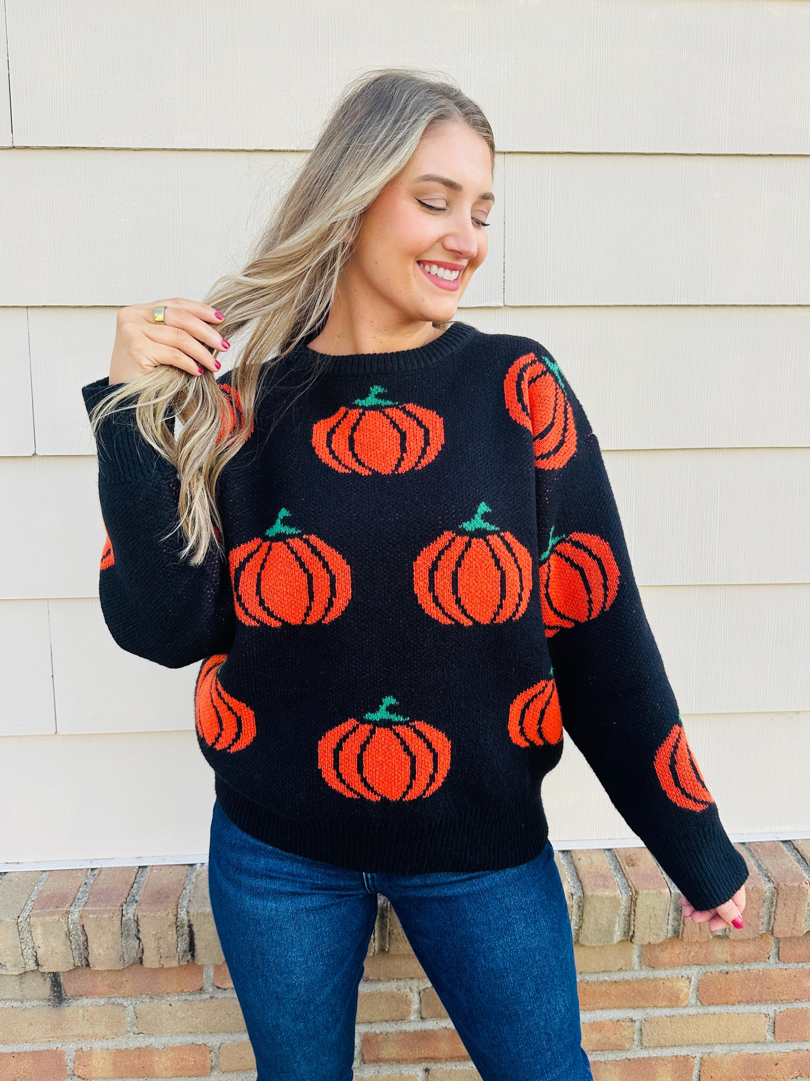 Pumpkin Nightfall Sweater- Multiple Colors!