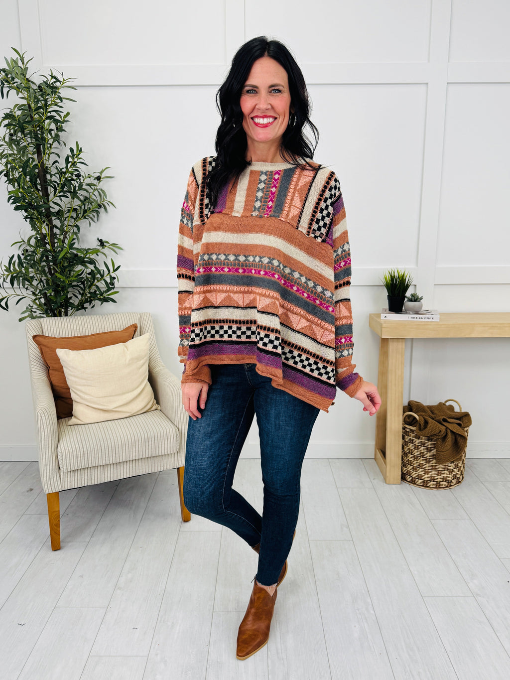 Patterns Between Us Sweater