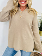 Reset Button Sweater- Multiple Colors!
