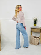 Power Moves Tummy Control Slim Wide Leg Jeans