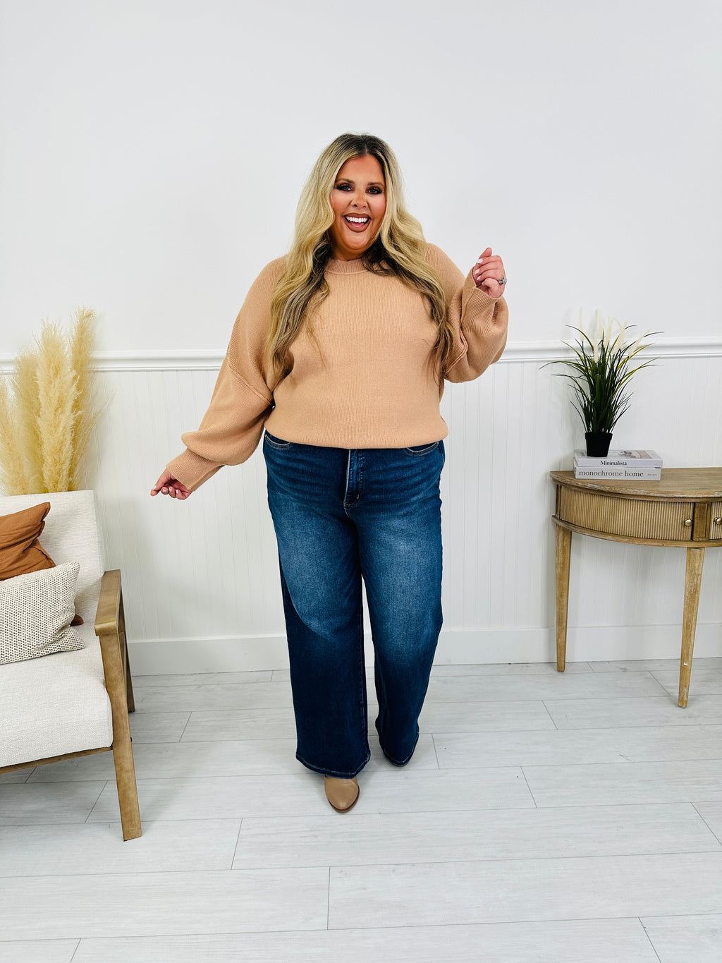 Made For You Wide Leg Jeans in Multiple Inseams