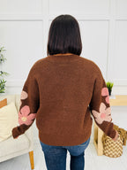 Season's Stitch Cardigan in Brown