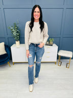 Judy Blue REG/CURVY Get Something Straight Mid Rise Jeans