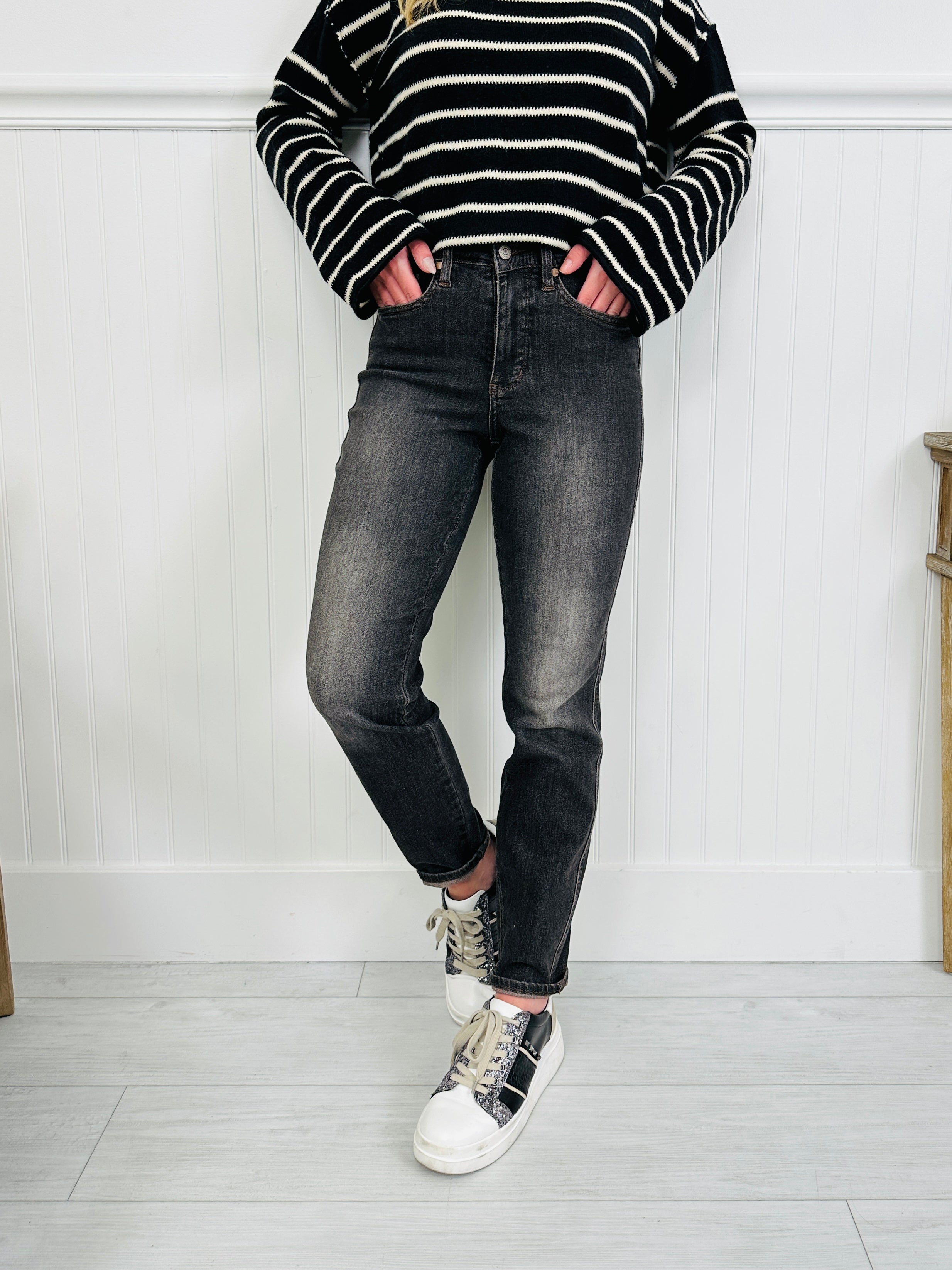 Judy Blue Simply Grey Tummy Control Slim Fit Jeans