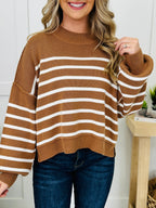 Stripe Right Sweater- Multiple Colors!
