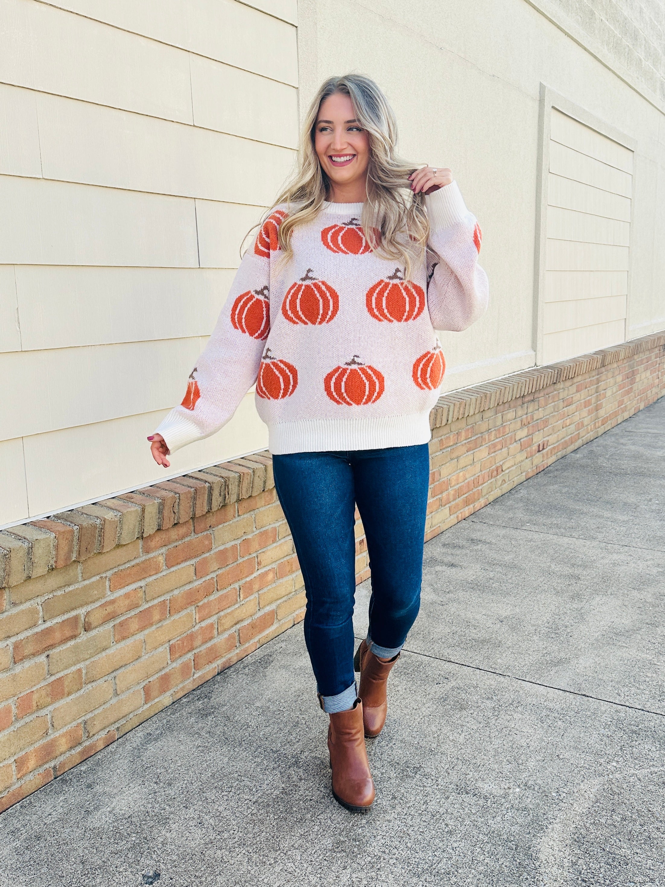 Pumpkin Nightfall Sweater- Multiple Colors!
