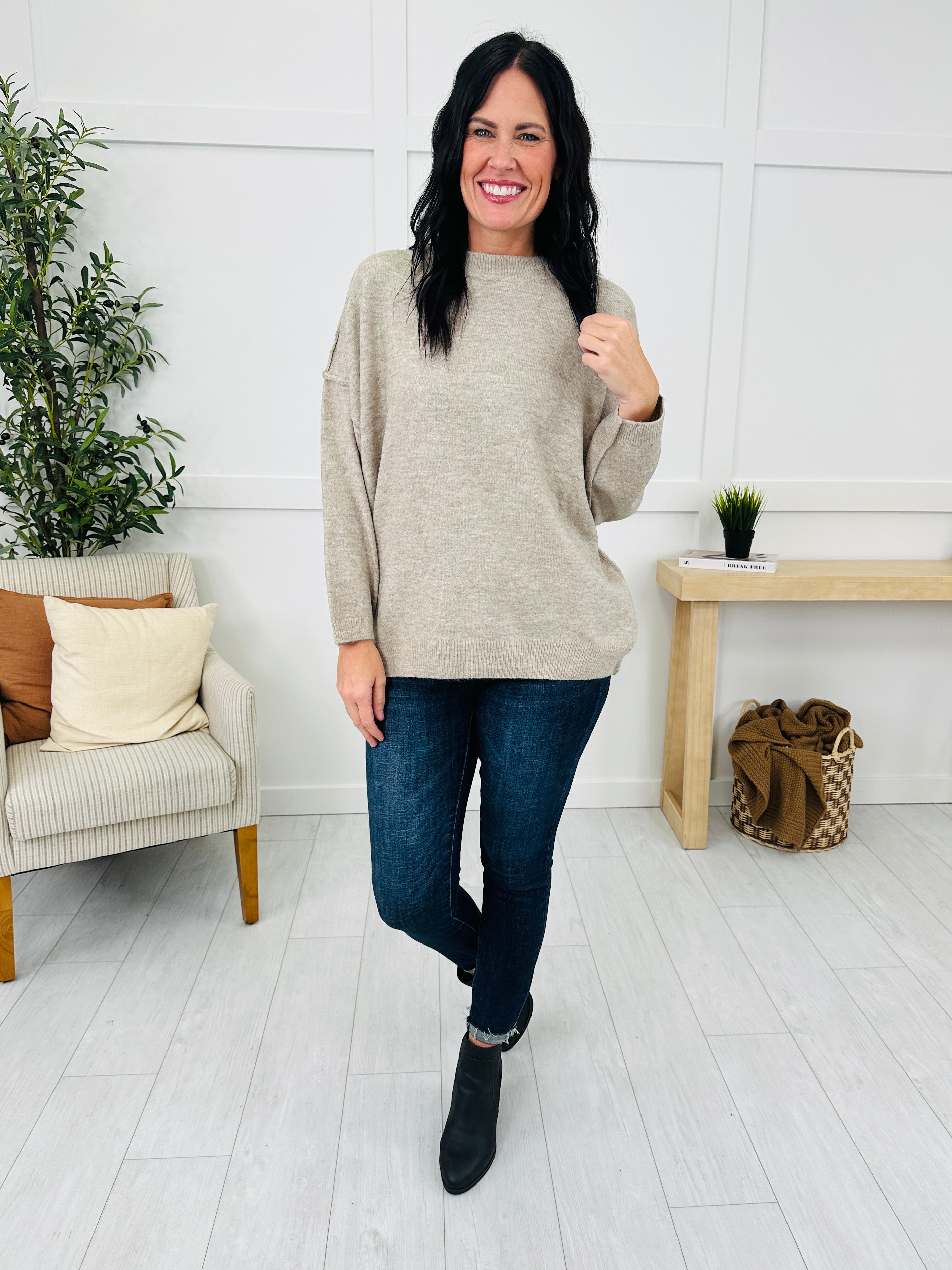 Simple Things Sweater- Multiple Colors!