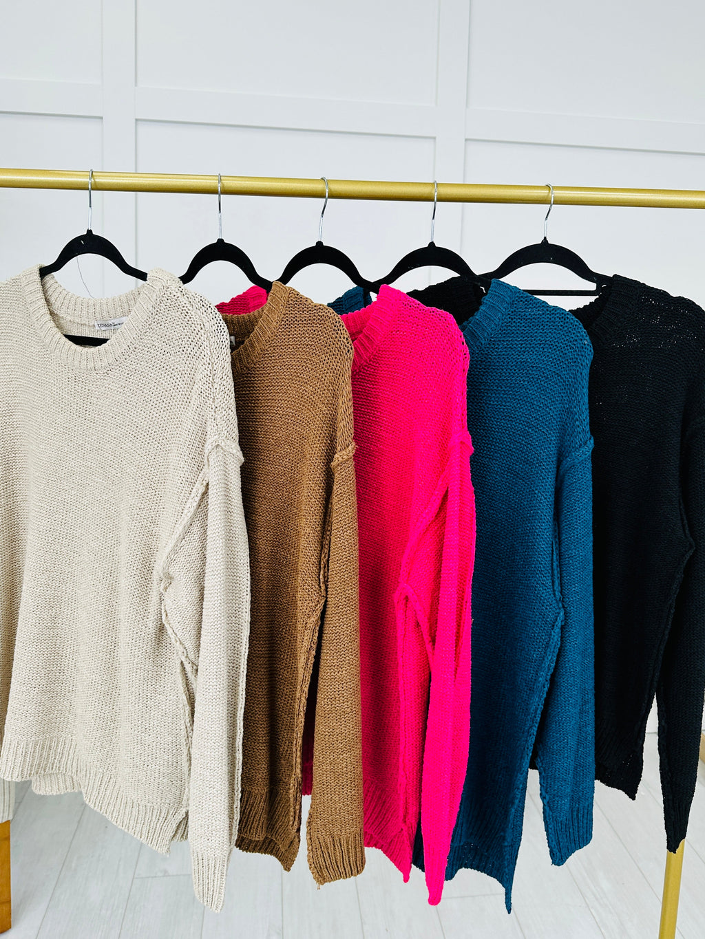 Catch Your Calm Sweater- Multiple Colors!