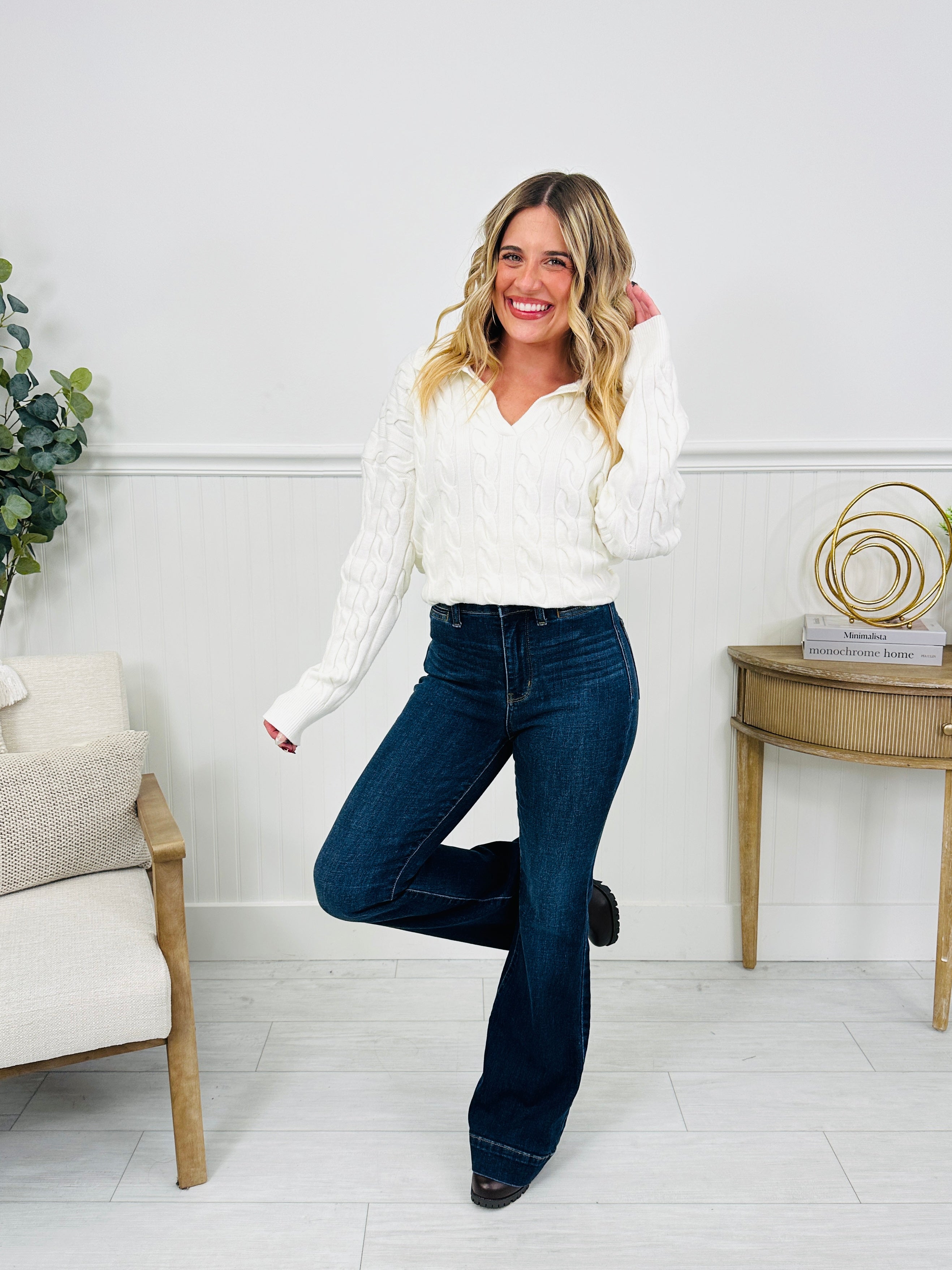 Judy Blue All Day Flair Trouser Flare Jeans