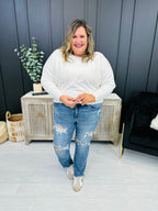 Judy Blue REG/CURVY Get Something Straight Mid Rise Jeans