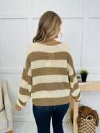 Stay In Stride Sweater in Khaki