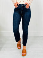 Feeling Fall Cropped Straight Tummy Control Jeans