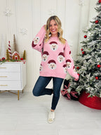 Santa Squad Sweater In Multiple Colors