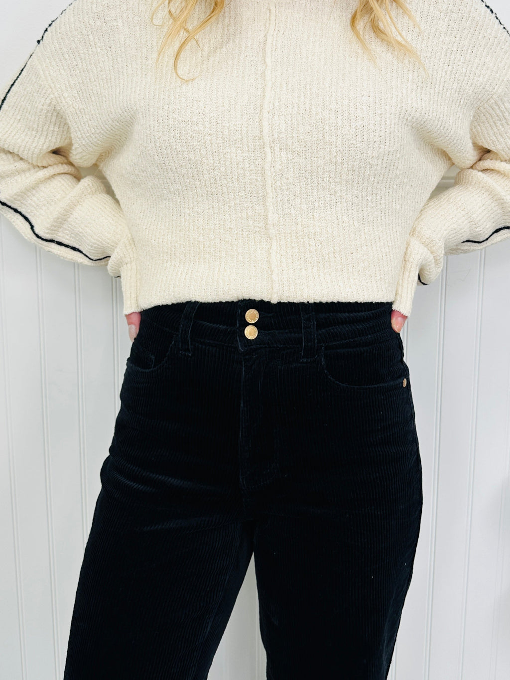 Judy Blue Coordinated Corduroy Wide Leg Pants