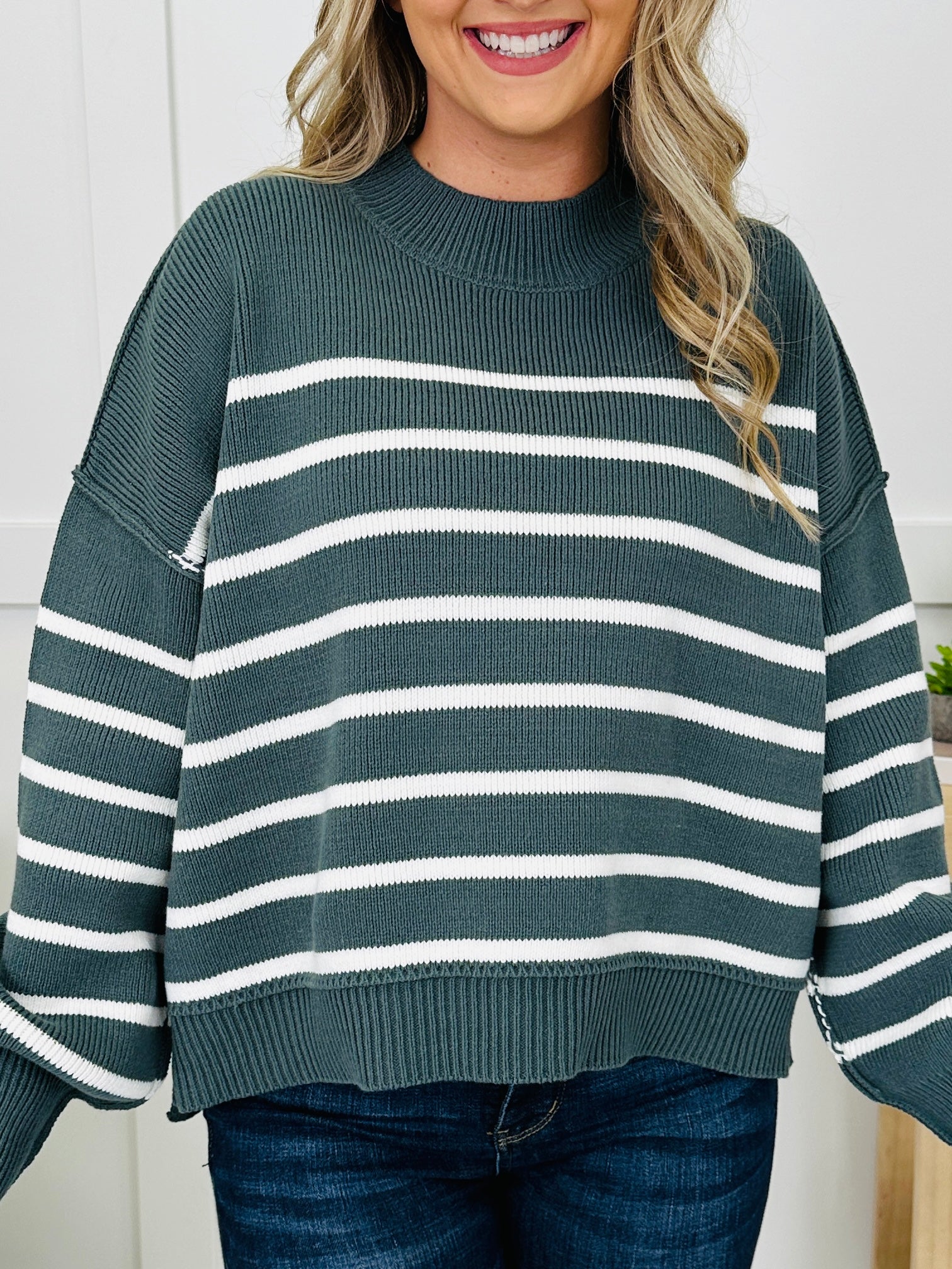 Stripe Right Sweater- Multiple Colors!