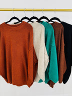 Simple Things Sweater- Multiple Colors!