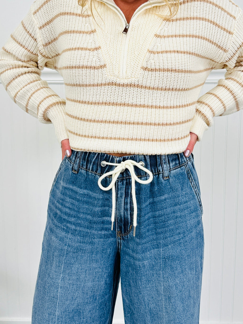 Judy Blue Easy Does It Featherweight Palazzo Jeans