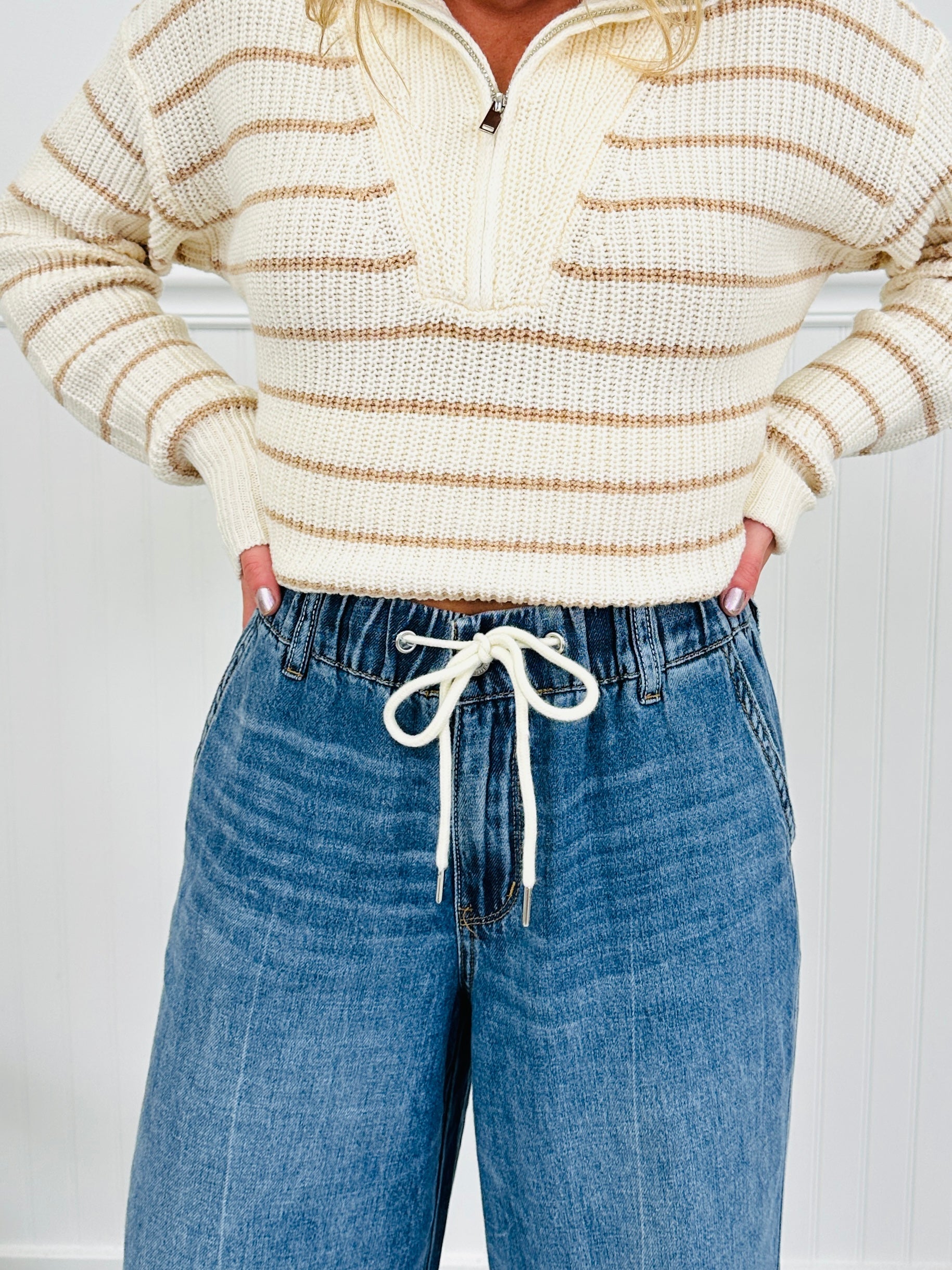 Judy Blue Easy Does It Featherweight Palazzo Jeans