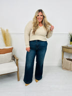 Judy Blue The One For Me Retro Wide Leg Jeans