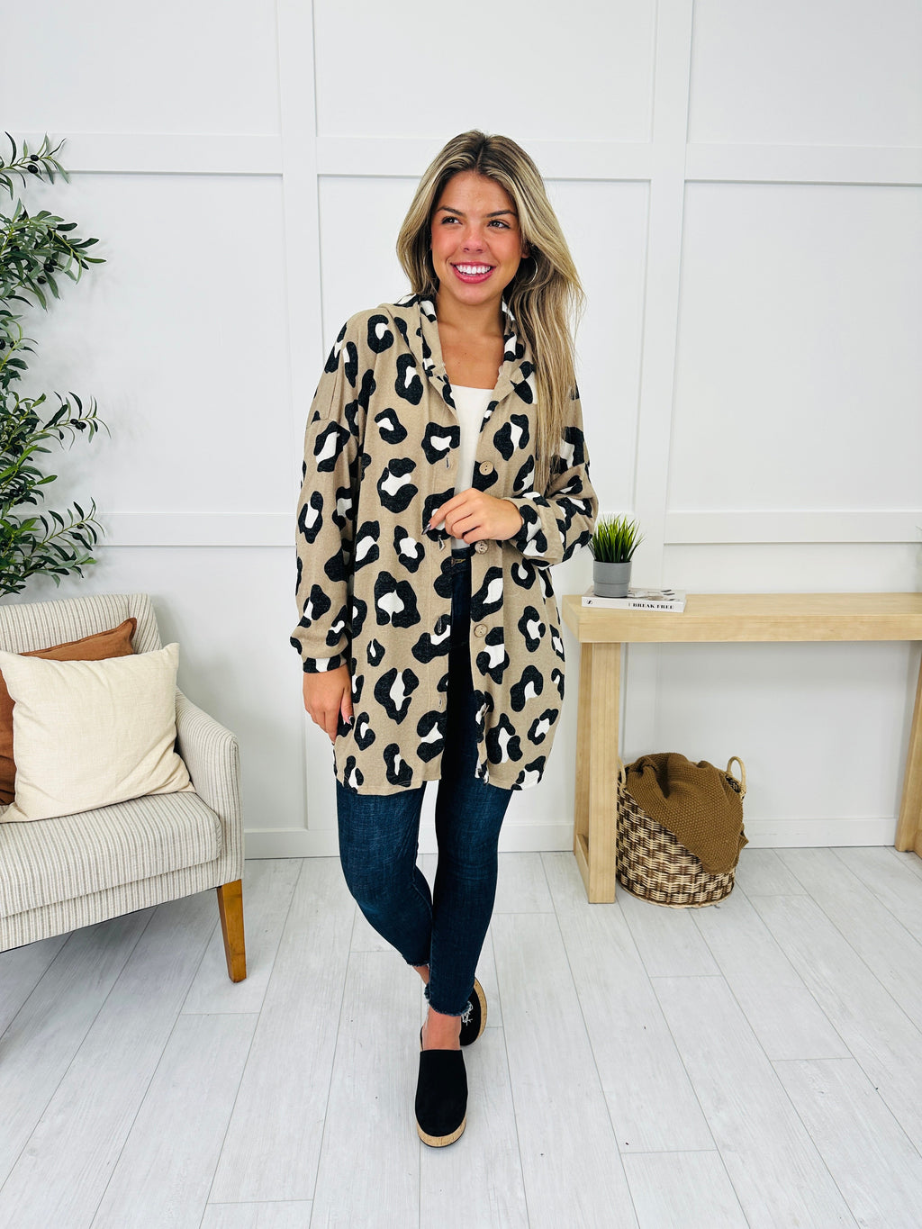 Wild At Dusk Cardigan in Taupe