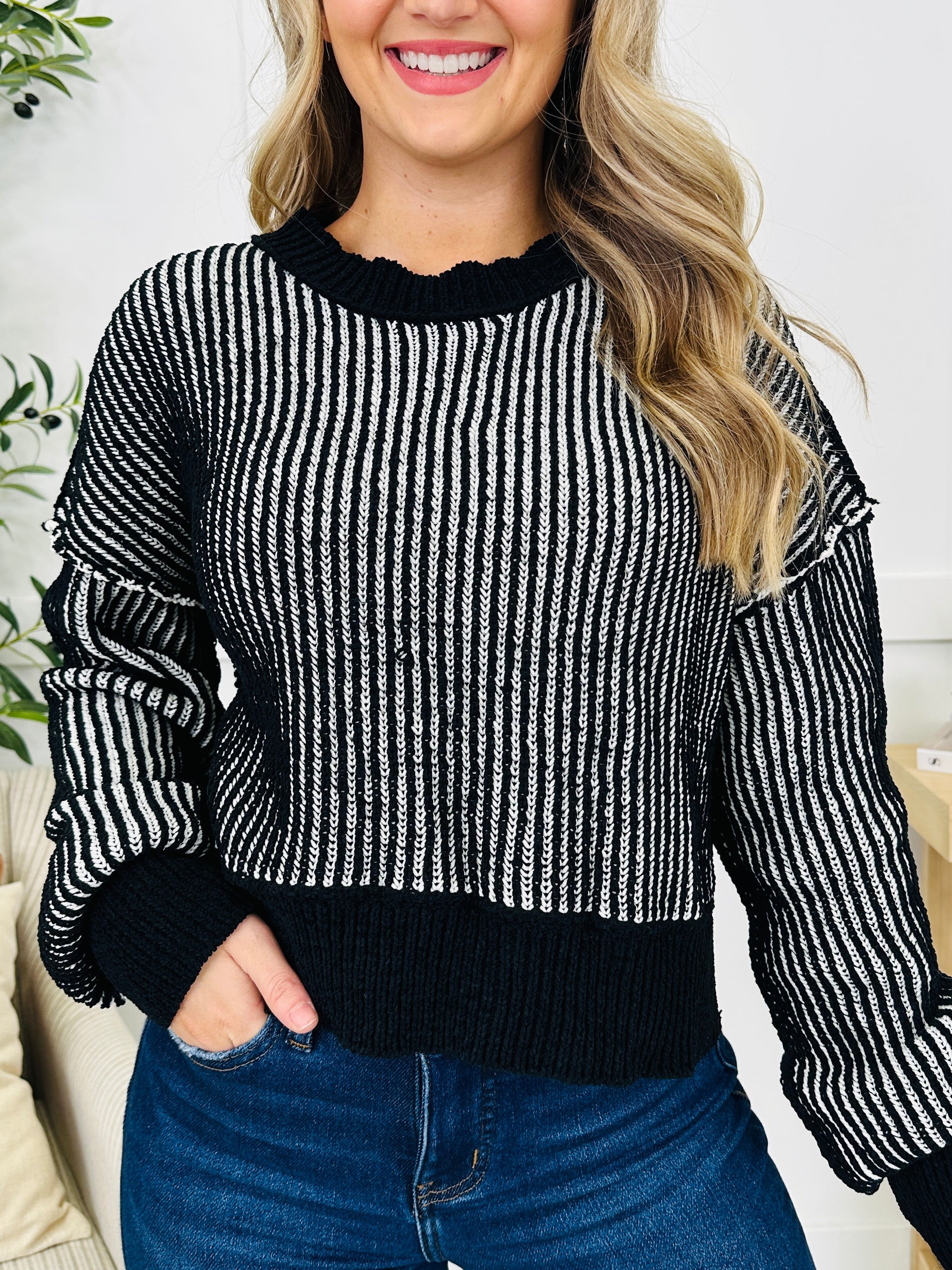 Striking Stripes Sweater