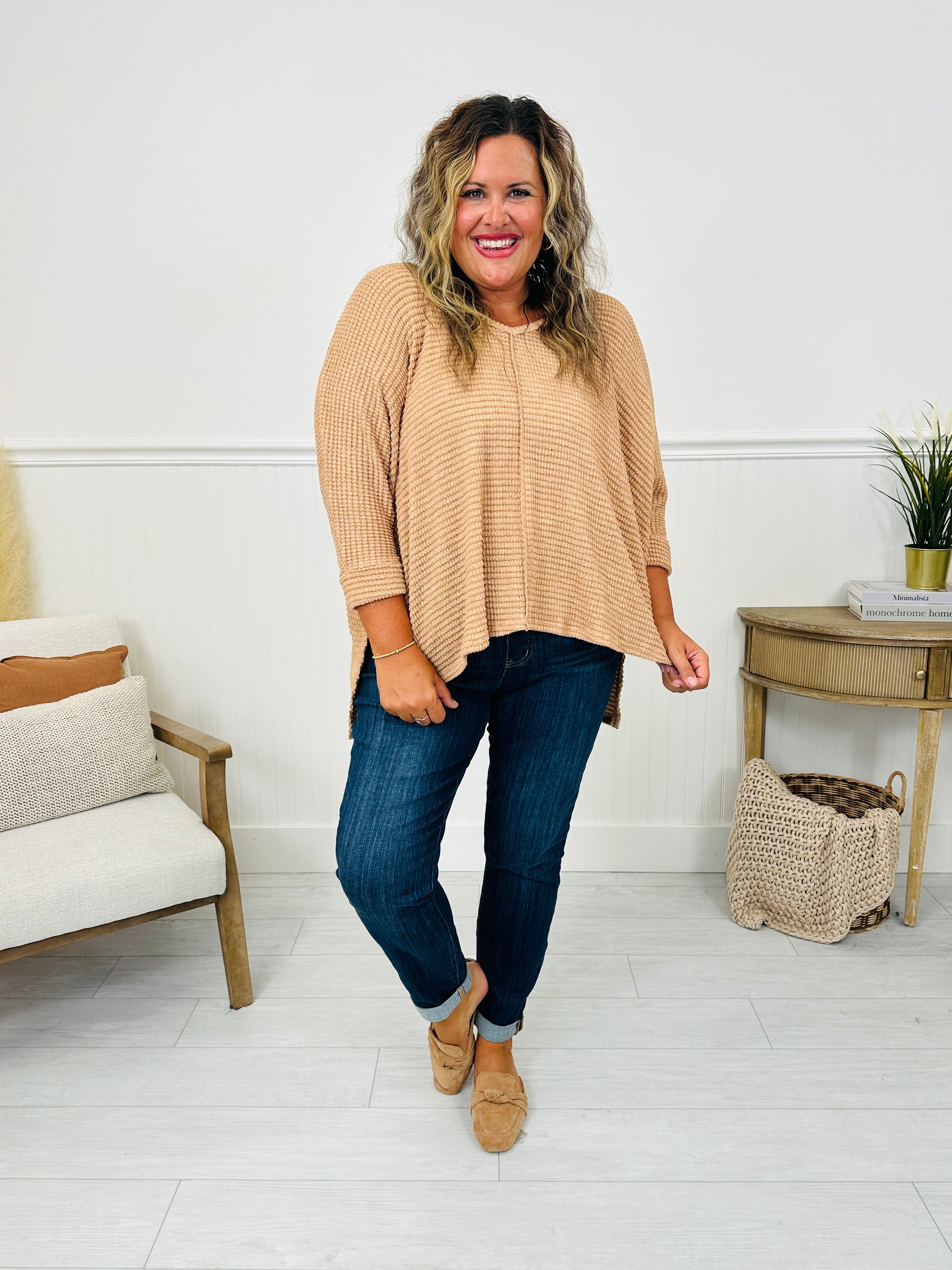 Judy Blue REG/CURVY Pulling Me Back Double Cuff Slim Fit Jeans