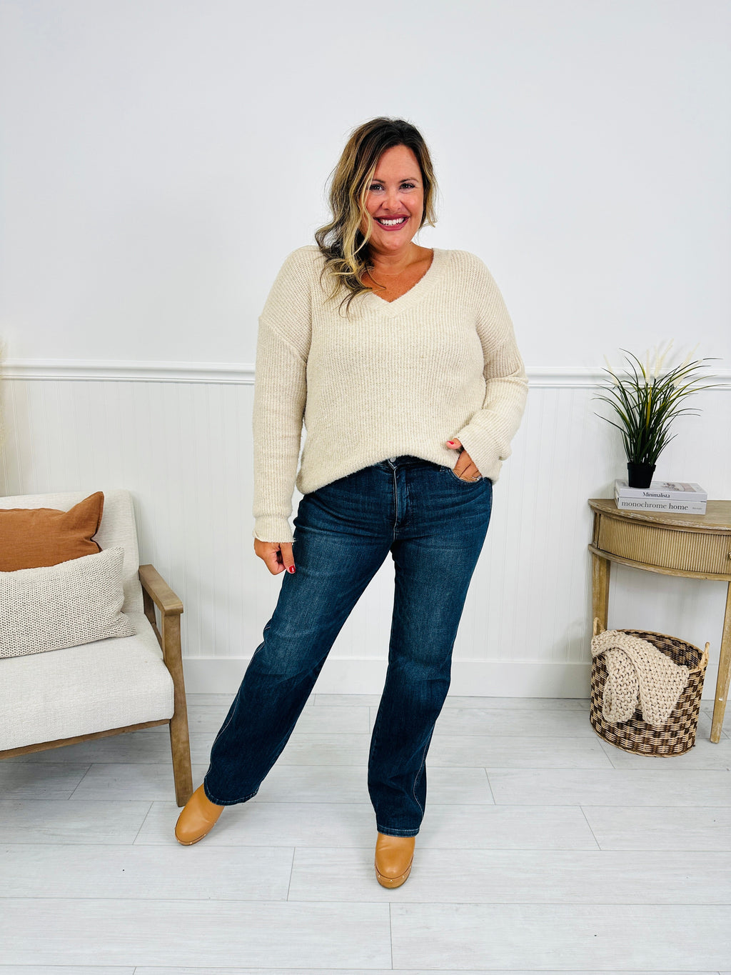 Judy Blue Be In Control Tummy Control Straight Jeans in Regular and Petite