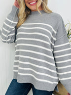 Falling For Stripes Sweater-Multiple Colors!