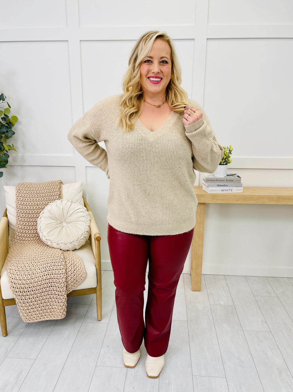 Judy Blue Flawless Finish Tummy Control Faux Leather Pants