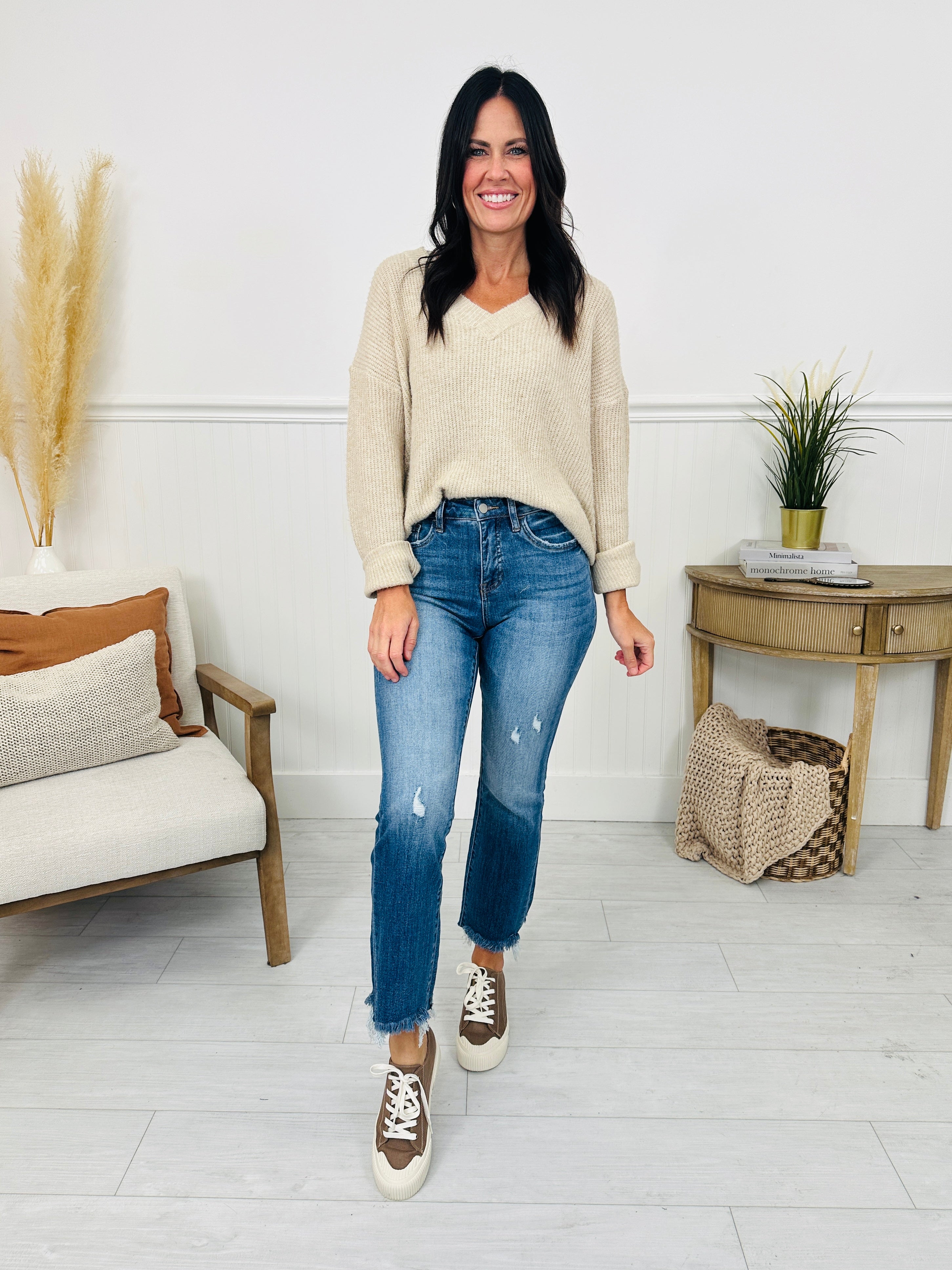 Head Start Tummy Control Cropped Bootcut Jeans