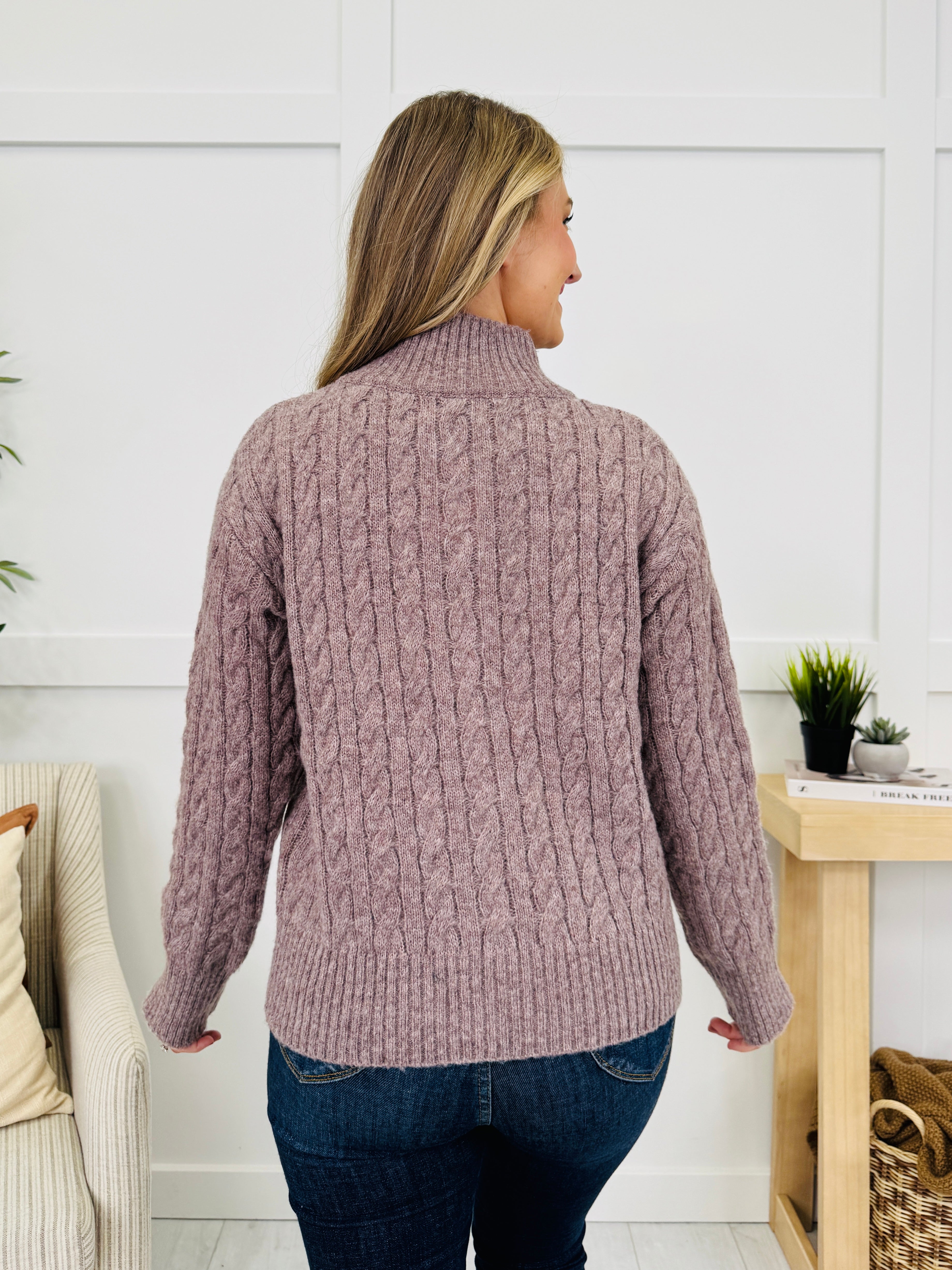 In The Still Of The Night Sweater in Cocoa