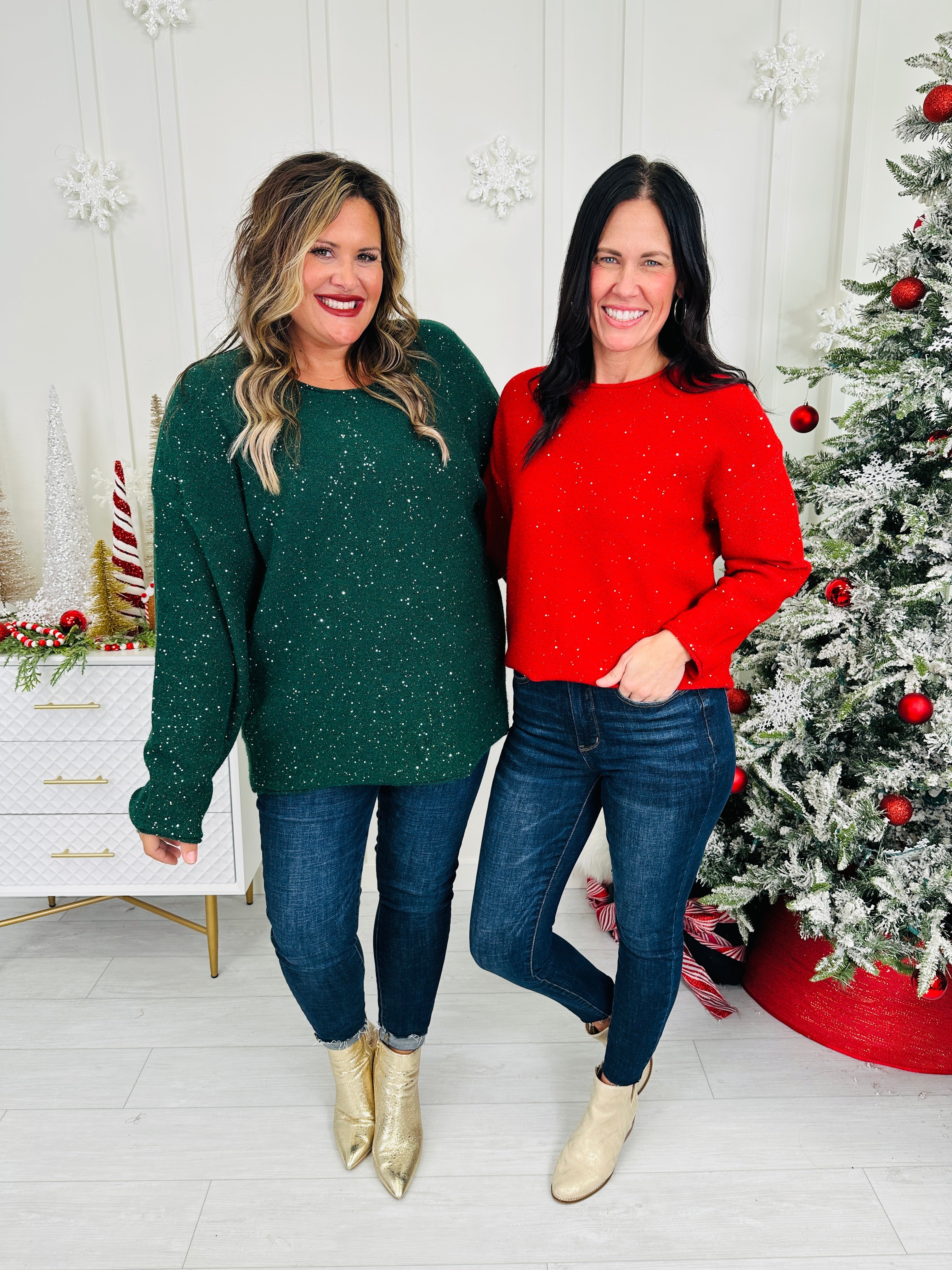 Twinkle Tradition Sweater- Multiple Colors!
