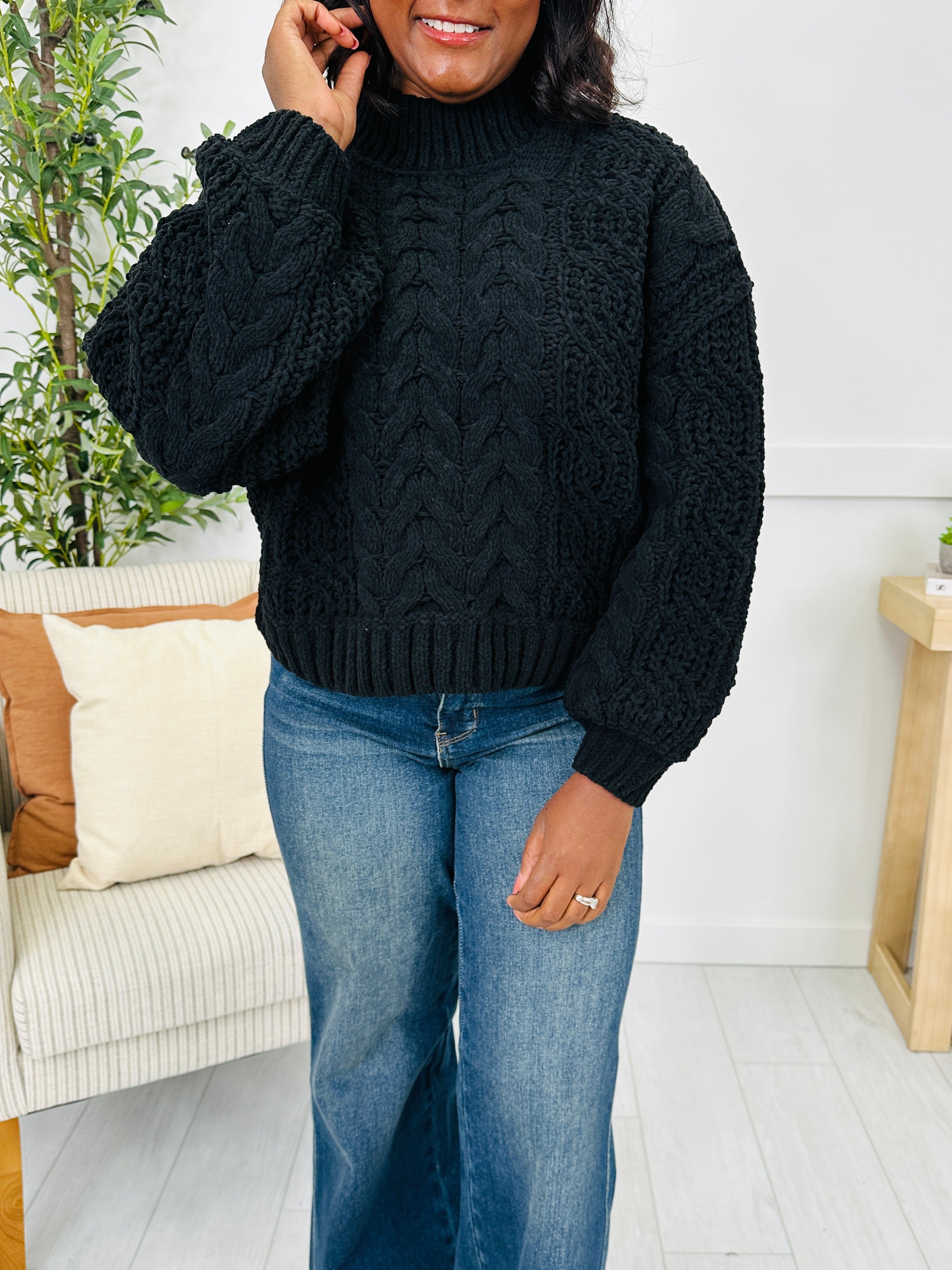 The Cable Club Sweater- Multiple Colors!