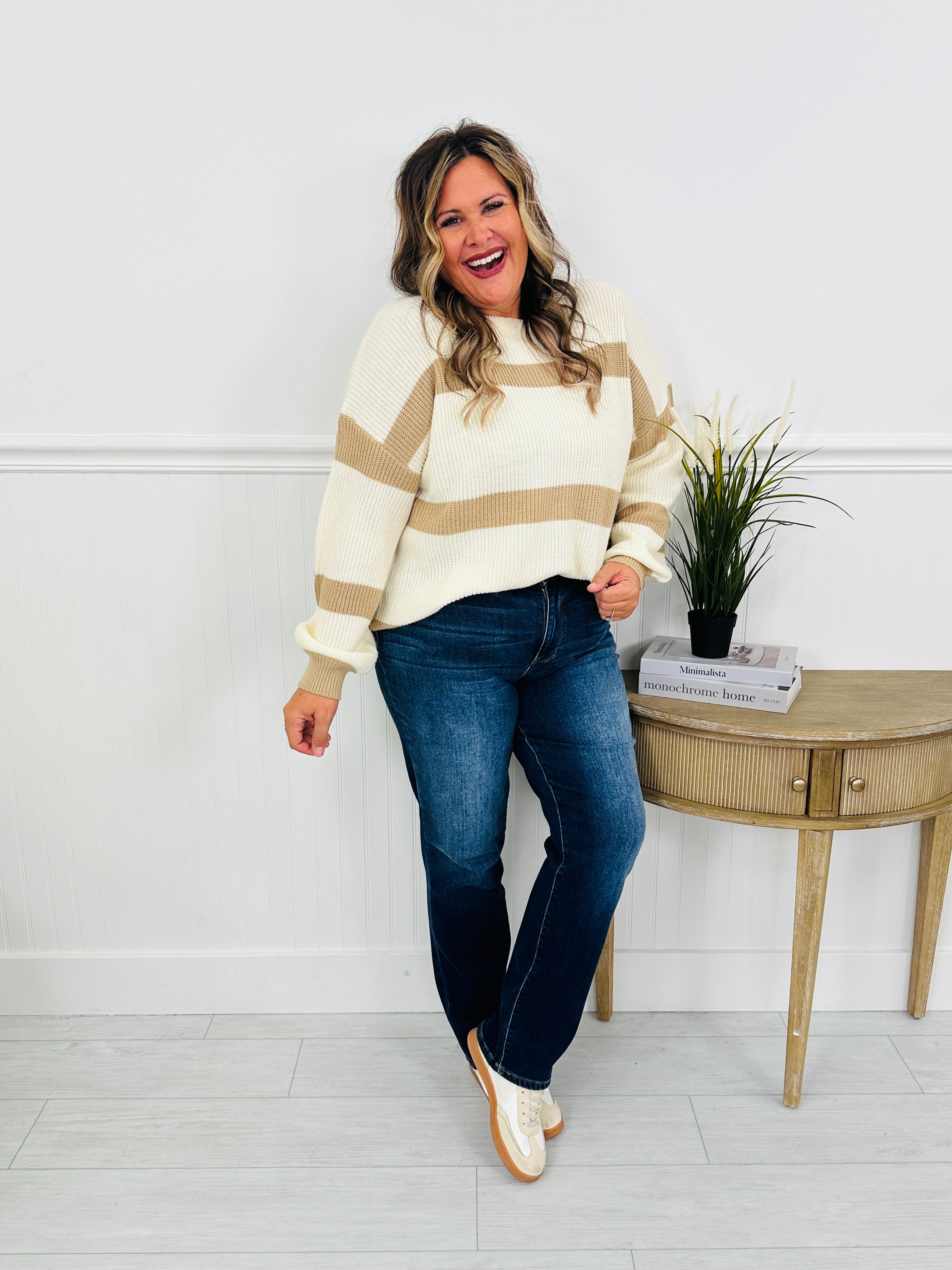 Judy Blue Snug in Style Thermal Straight Jeans