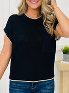 Borderline Cozy Sweater in Black