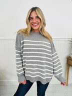 Falling For Stripes Sweater-Multiple Colors!