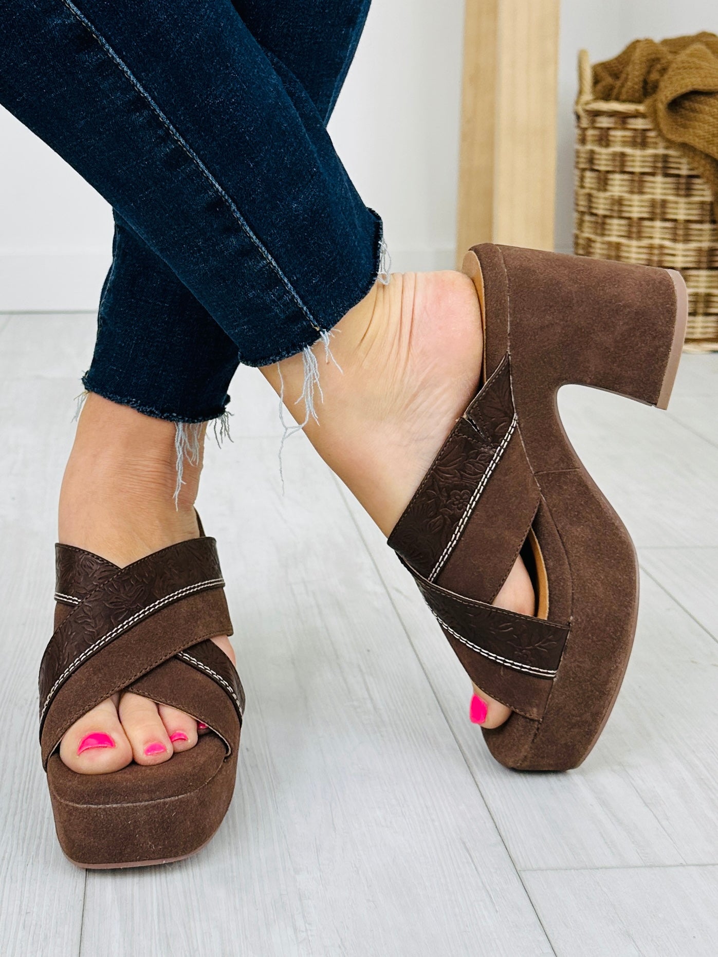Midnight Motive Heels in Brown