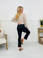 Feeling Fall Cropped Straight Tummy Control Jeans